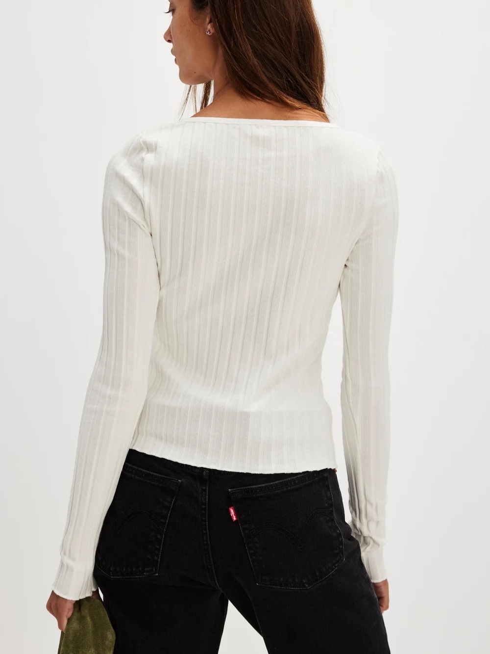Free People Tilly Long Sleeve Cardigan, white/cream - Picture 2 of 6